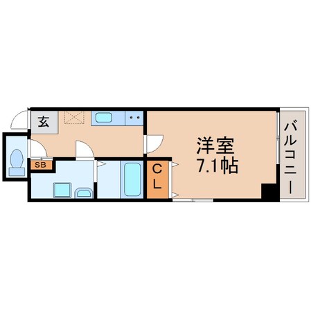 西宮駅 徒歩4分 2階の物件間取画像